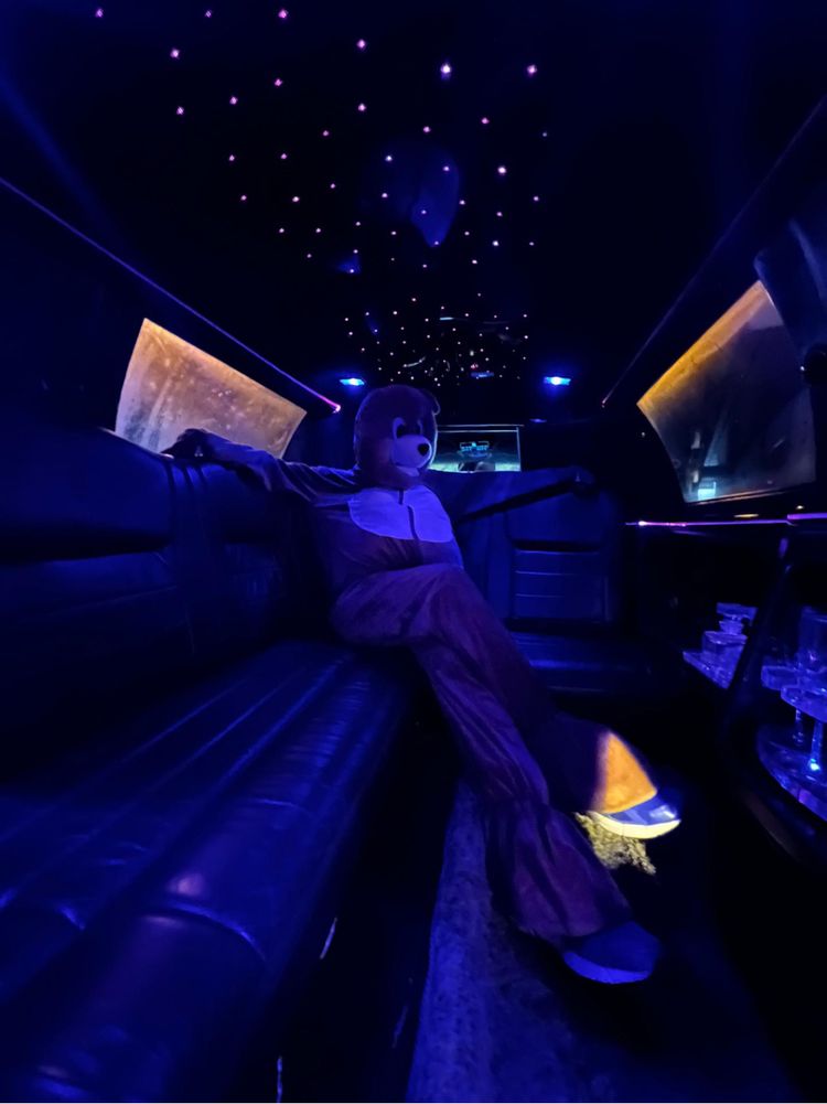 Limousine preta para eventos