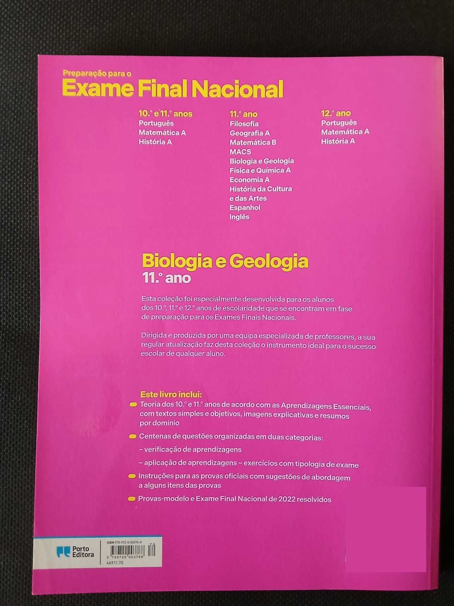 Livro Exame Biologia e Geologia 11º ano 2023