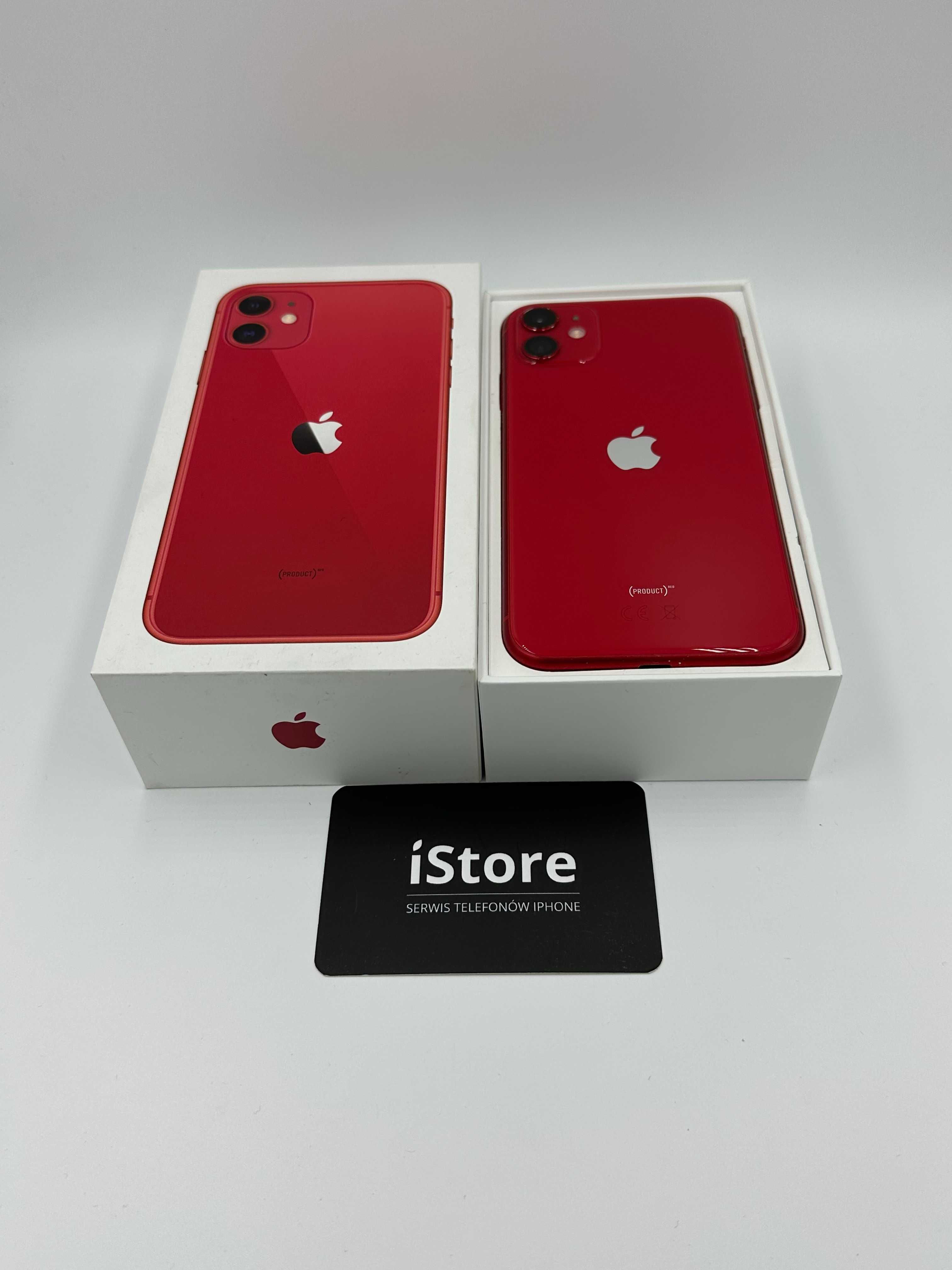 iPhone 11 Product Red 64 GB kondycja baterii 88% • GWARANCJA •