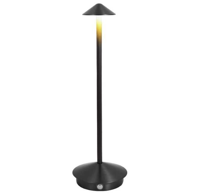 Lampka stołowa bezprzewodowa kolor czarny