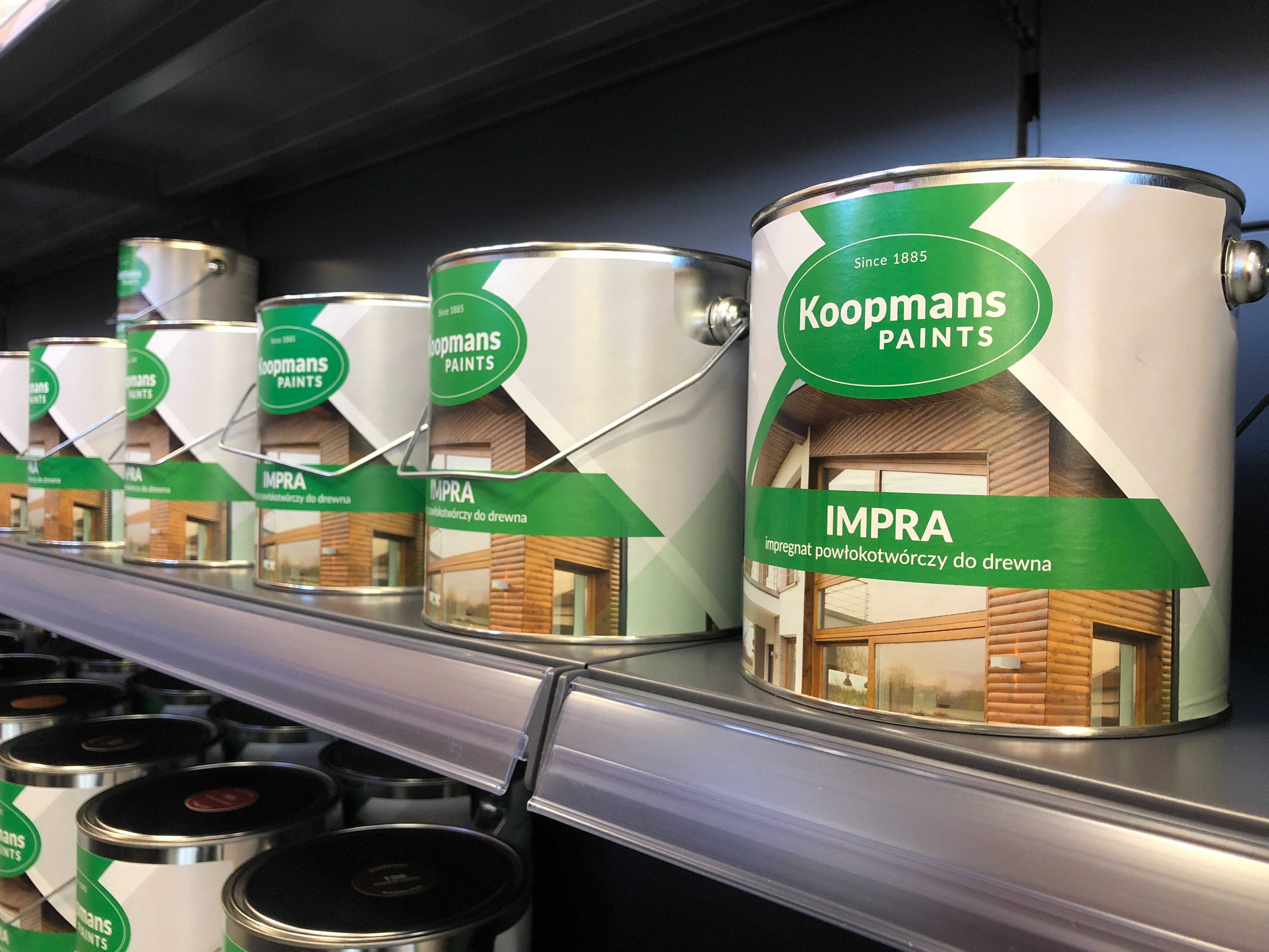 Koopmans Impra impregnat do drewna - RÓŻNE KOLORY, 2,5L 5L
