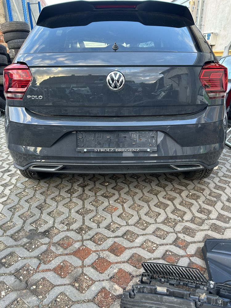 VW Polo 2g zderzak tył rline r-line LA7NL