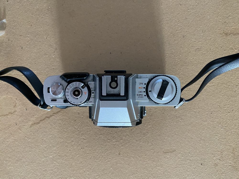 Câmara Minolta XG-1 + Lente Rokkor 58mm f1.4 MD