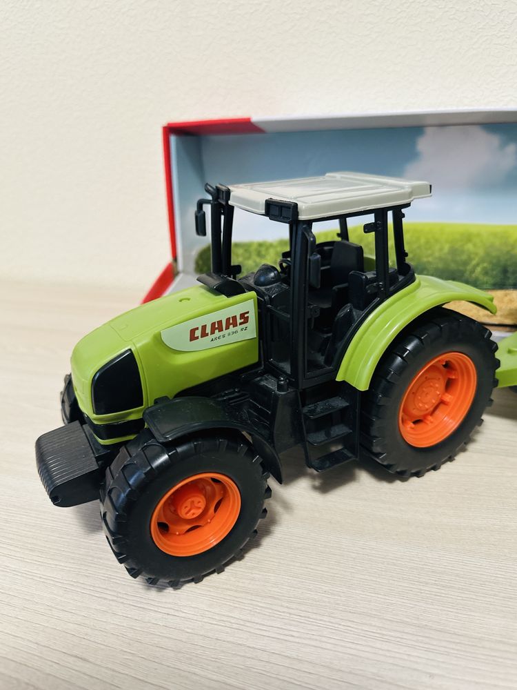 Трактор Dickie Toys Farm з причепом Claas