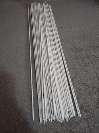 Rurki tutki papierowa wiklina 1000 szt z papieru paragonowego białe
