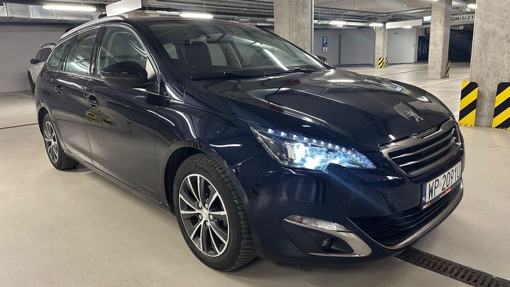 Peugeot 308 1.6HDi 120hp, reflektory Full LED, Panorama, PDC, Zadbany, Prywatnie