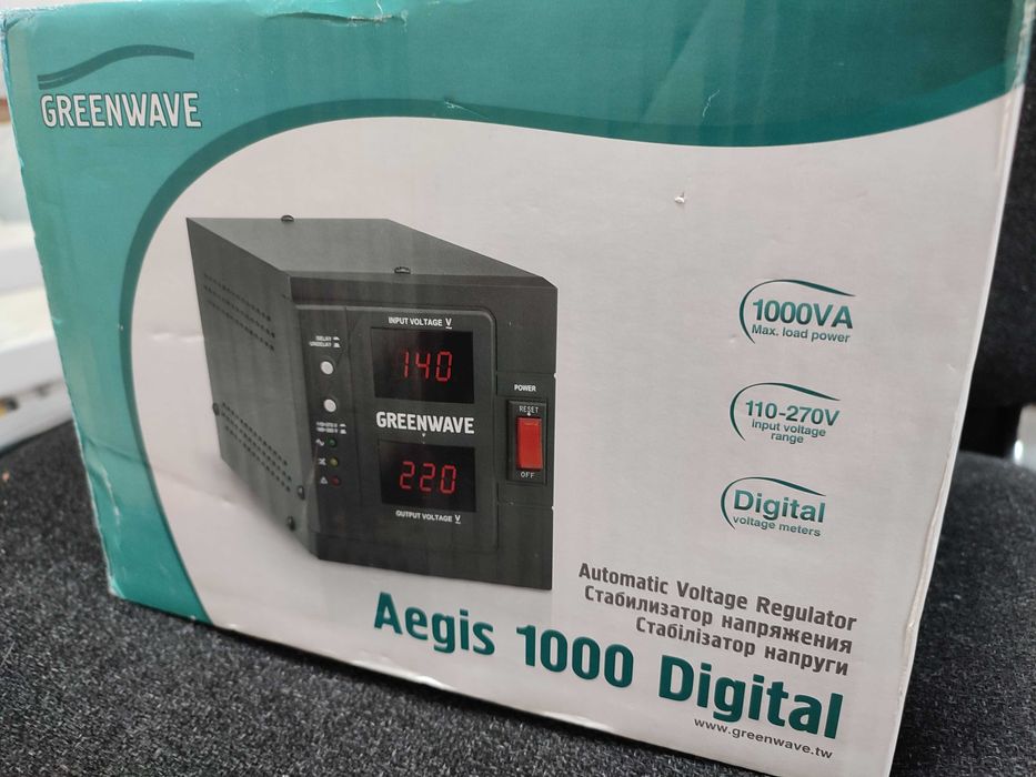 Стабілізатор напруги Greenwave Aegis 1000 Digital