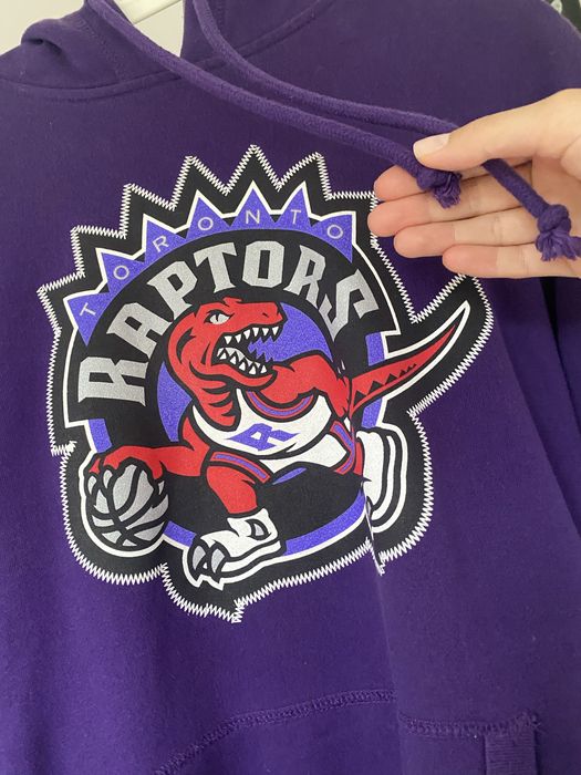 Bluza Mitchell&Ness Toronto Raptors fioletowa z kapturem