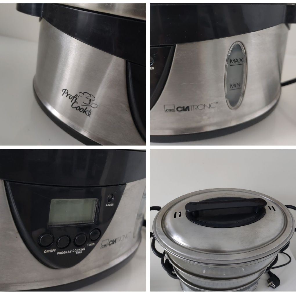 Parowar Clatronic DG 3083 Profi Cook ze stali