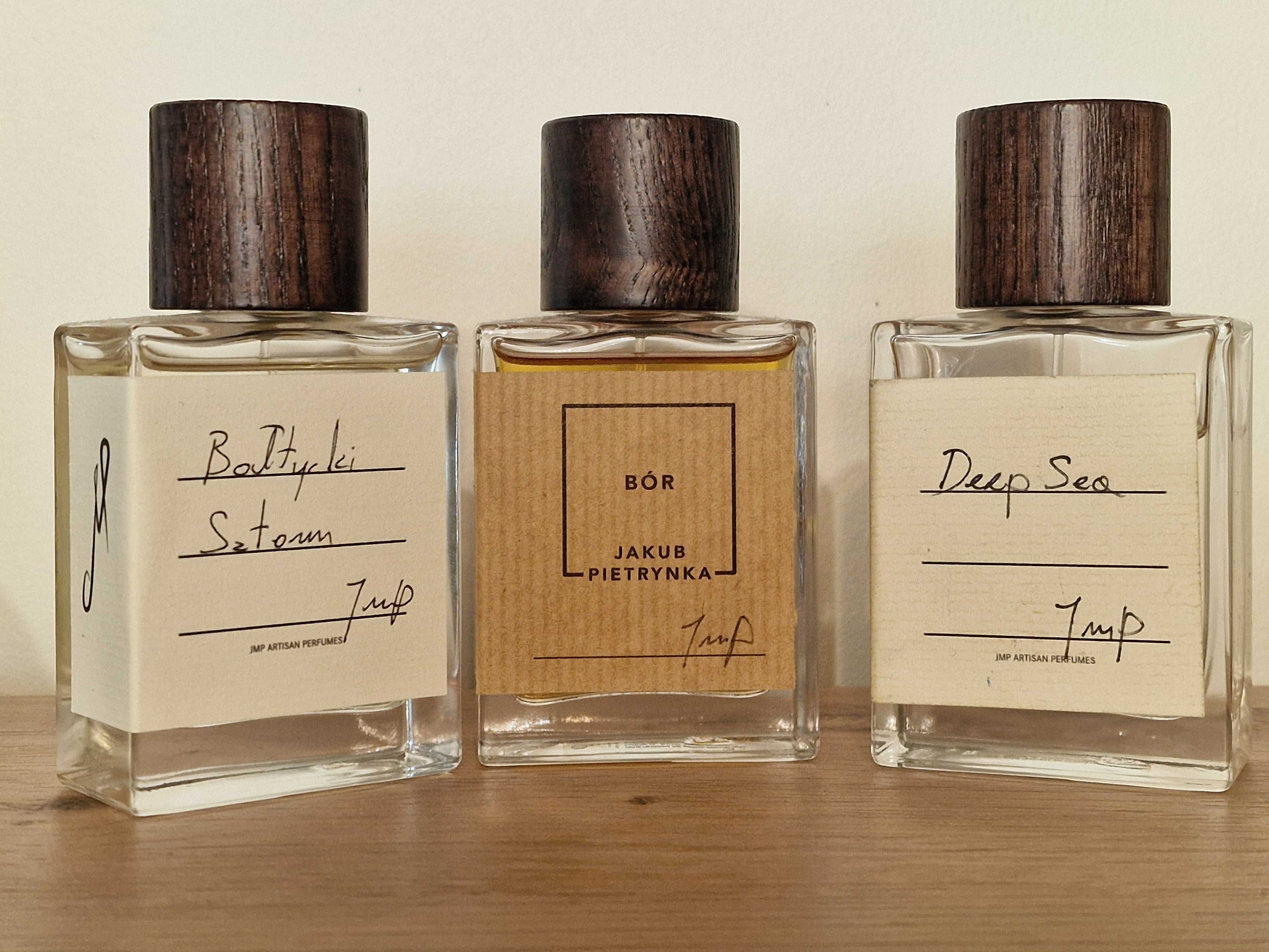 Perfumy 3x50ml JMP Artisan J.Pietrynka Deep Sea, Bór, Bałtycki Sztorm