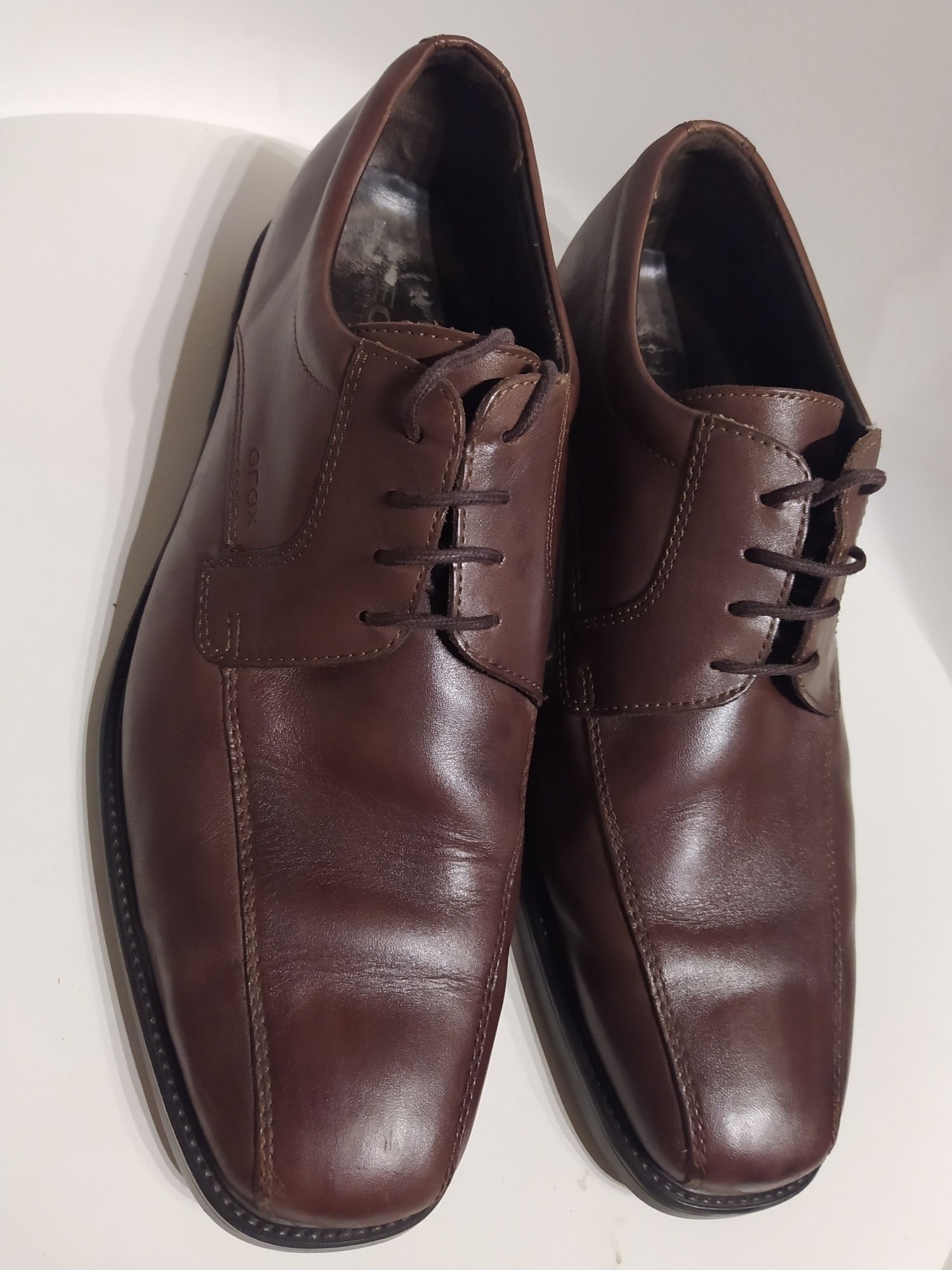 Buty męskie 43 Geox Respira skóra naturalna buty wizytowe