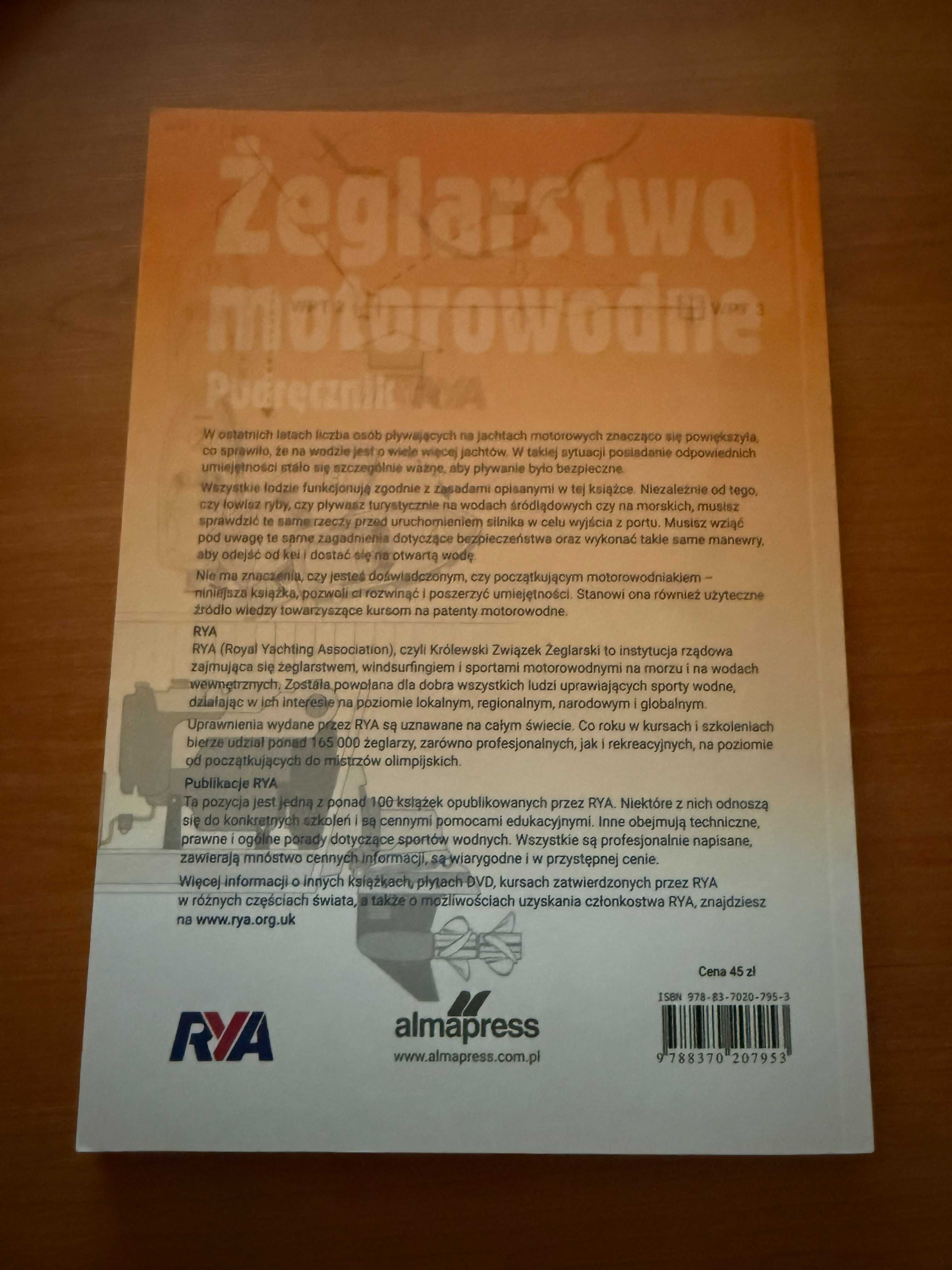 Żeglarstwo motorowodne Podręcznik RYA Paul Glatzel