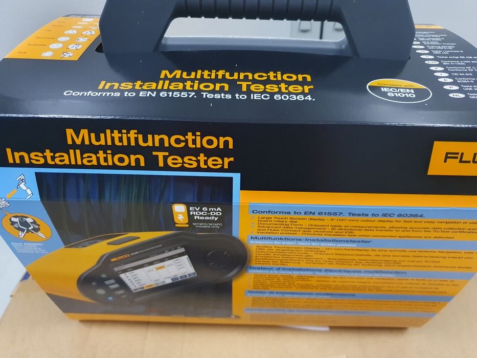 Verificador de Instalações Fluke 1674FC + Software