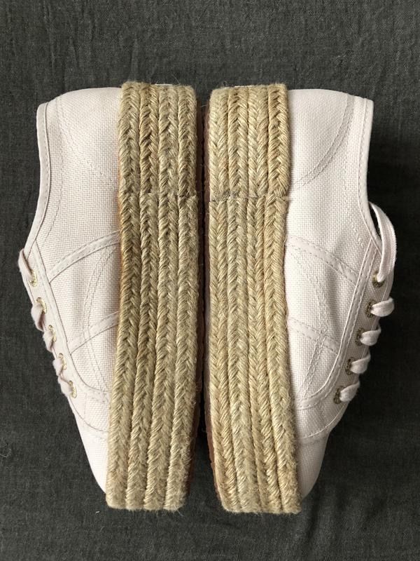 Льняные кеды эспадрильи Superga. 38(24). Новый
