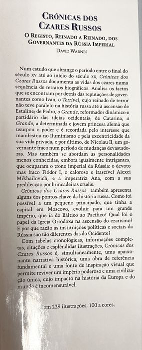 Crónicas dos Czares Russos: de David Warnes