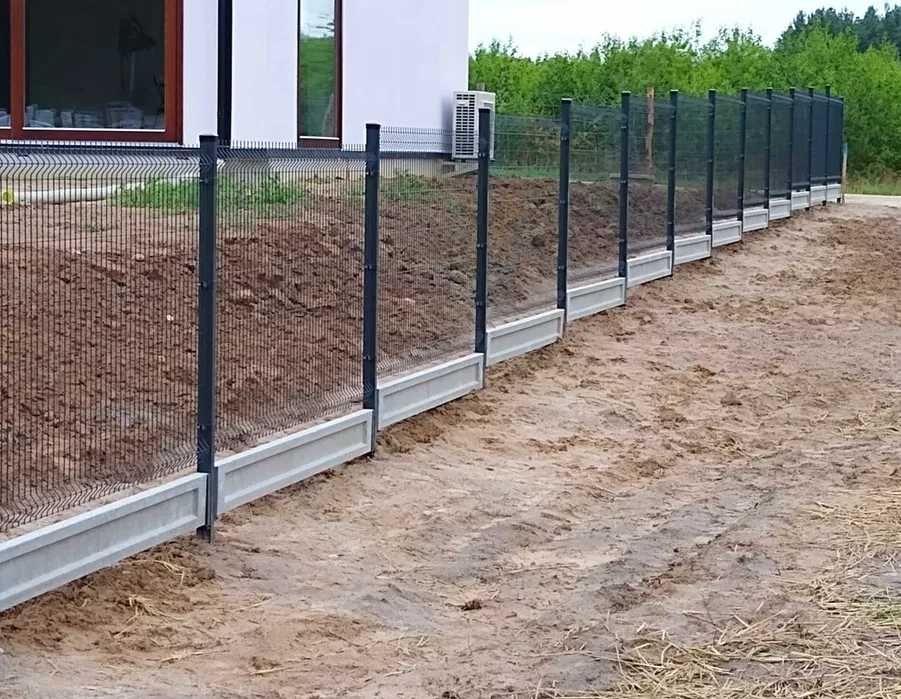 Płoty ogrodzenia, bramy wjazdowe ogrodzenie panelowe z montażem