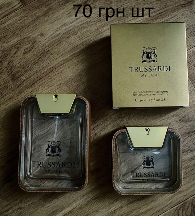 Флаконы/коробки Trussardi My Land, Dolce & Gabbana Dolce Peony,Vercace