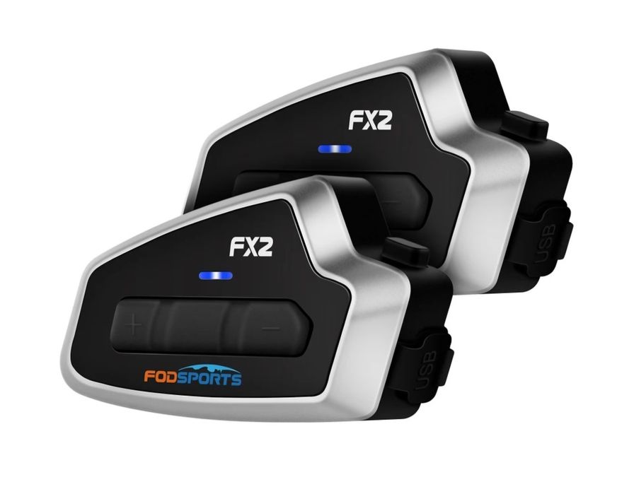 2- Auriculares/ Intercomunicadores Bluetooth C/ Rádio/ Motard ( NOVO )