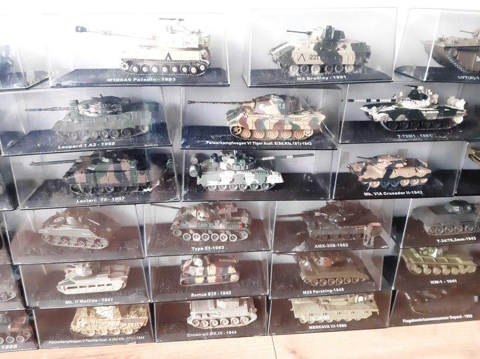 Modele czołgów kolekcja