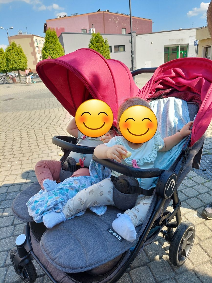 Bliźniaczy Baby monters easy twin 4 dla bliźniaków