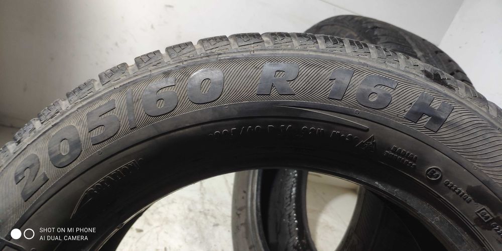 Opony 205/60R16 SEMPERIT zima SPEED-GRIP para 2szt ładne zdrowe całe
