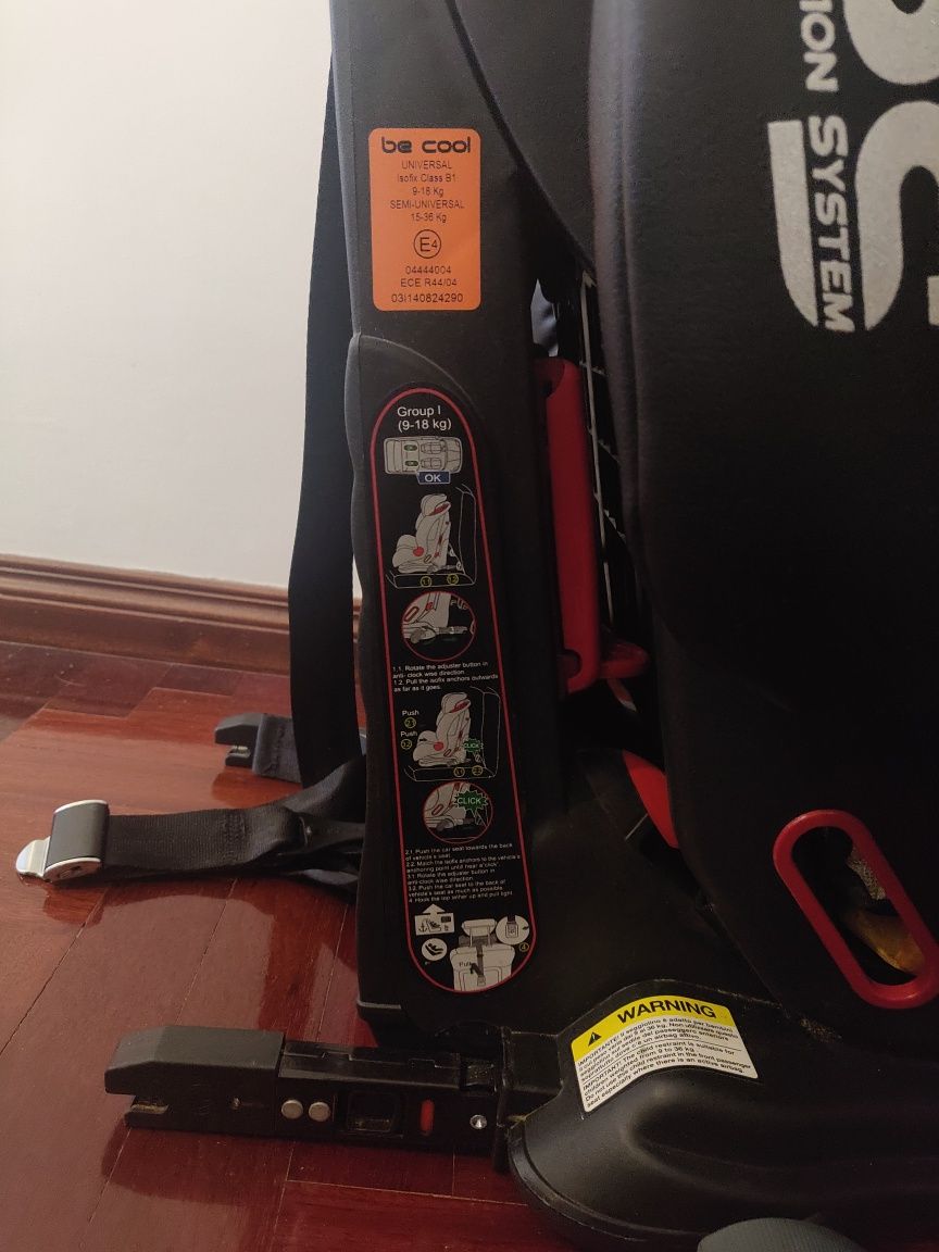 Cadeira bebé BE COOL THUNDER com isofix