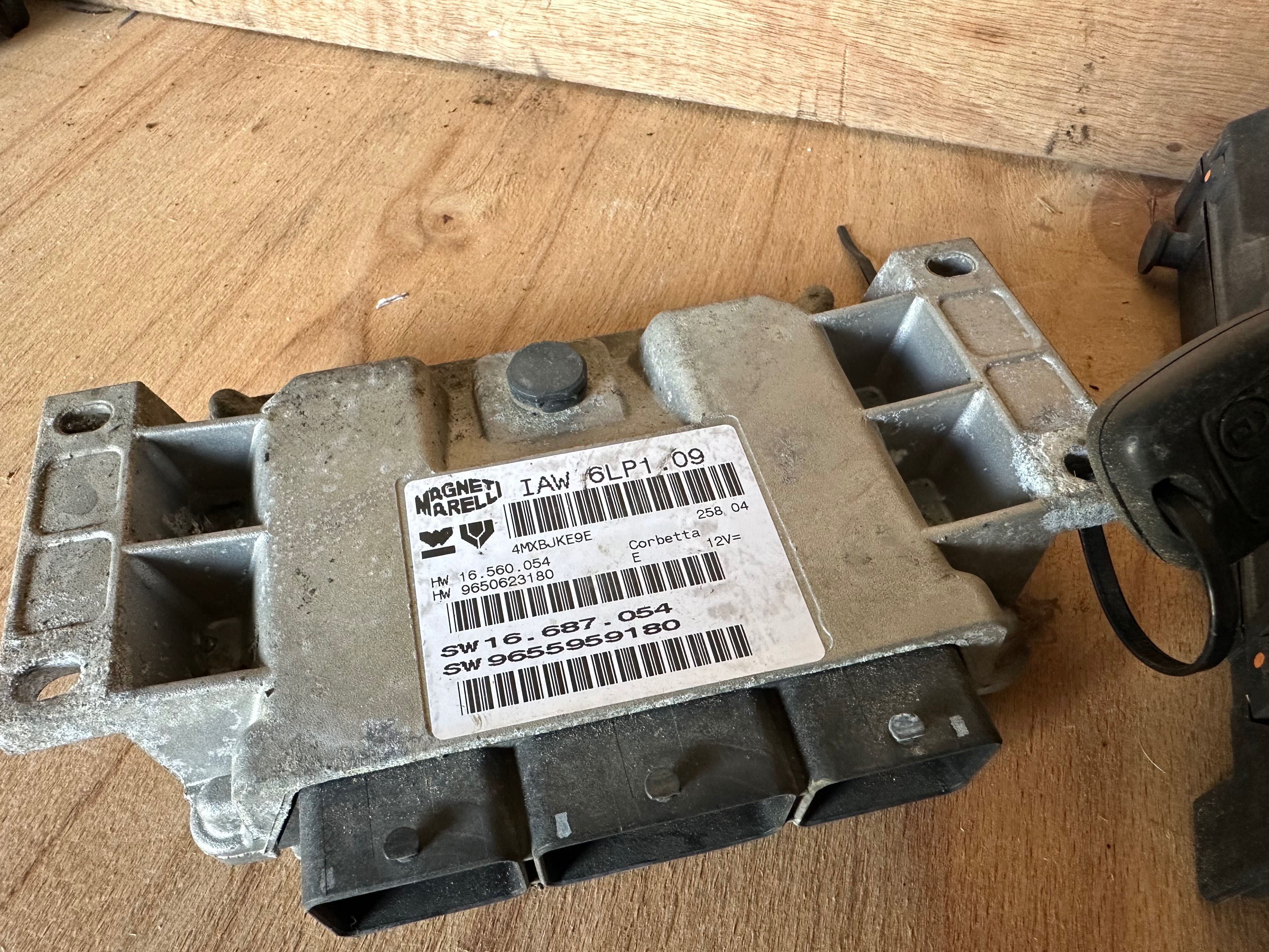 Kit centralina com BSI e chave Peugeot 206 \ 96524.74680 \ 96559.59180