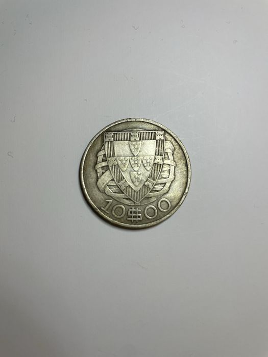 Moeda 10 escudos 1940 - prata