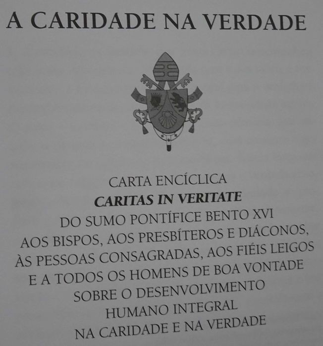 Caridade na Verdade (Carta Encíclica de Bento XVI)