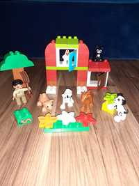 Lego Duplo farma zwierzęta gospodarskie koza, krowa, kura, świnka