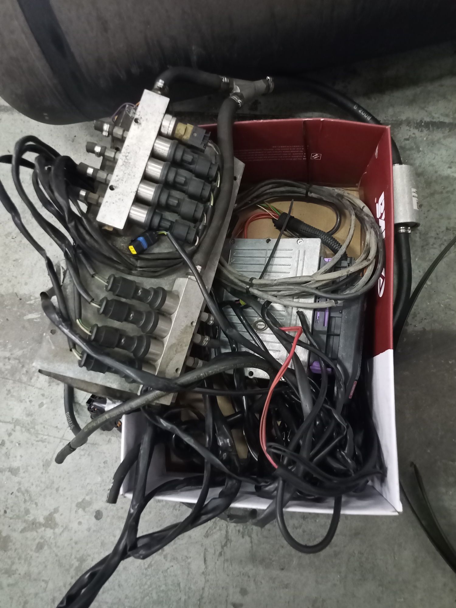 Sistema gpl para motor V8