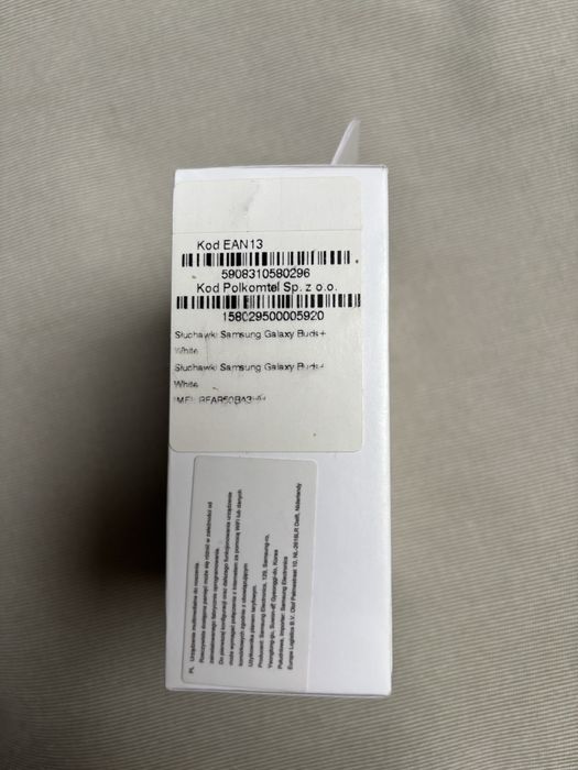Samsung Galaxy słuchawki bezprzewodowe Buds+ SM-R175 Biały