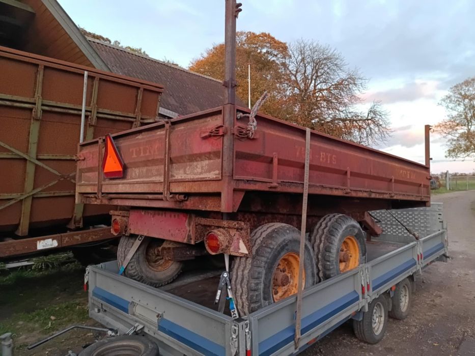 Przyczepa tadem Tim 7.5t, wysoki wysyp