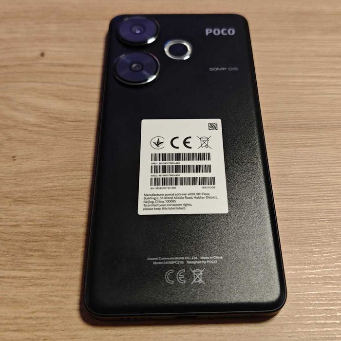 Smartfon Xiaomi POCO F6 12GB RAM 512GB ROM Czarny jak NOWY AKCESORIA