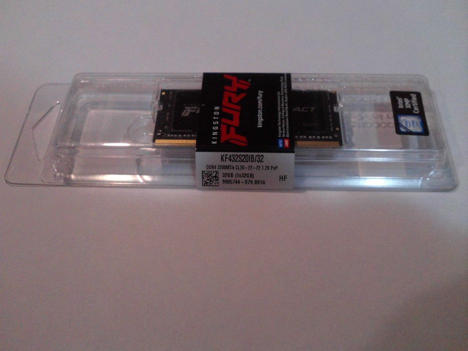 Pamięć RAM 32GB DDR4 Kingston FURY IMPACT 3200 do laptopa - nowa
