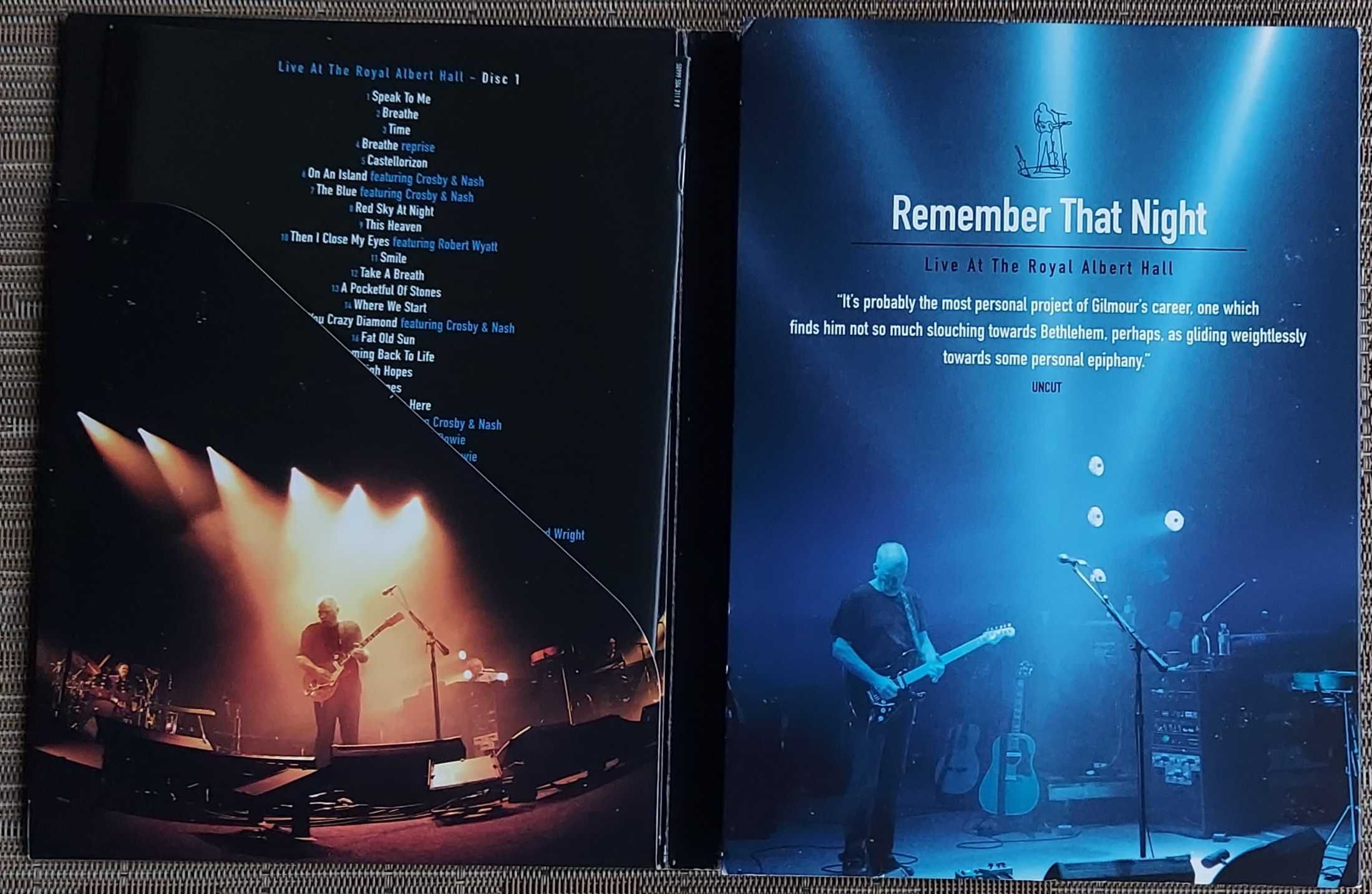David Gilmour Live At Royal Albert Hall Special Edition koncert 2 DVD