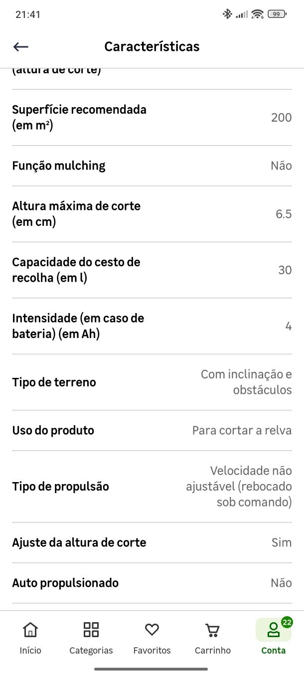 Máquina de cortar relva a bateria Einhell