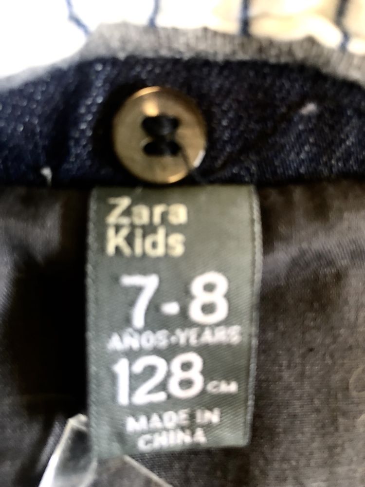 Zara Marynarka chłopięca dżinsowa 128