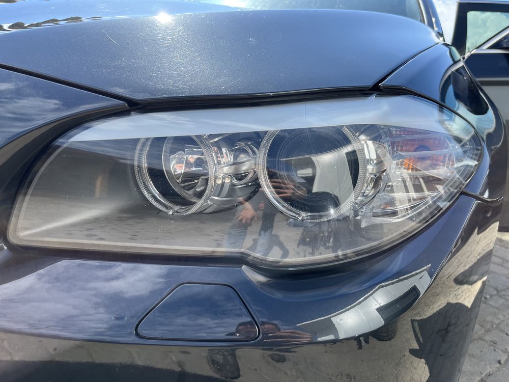 Lampy przod przednie bmw f10 f11 h7 uk przed lift kpl