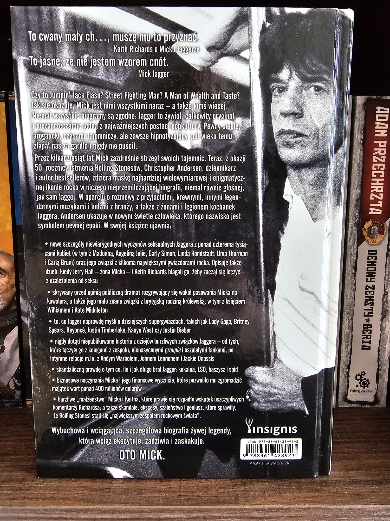 Mick Jagger biografia Nirvana ksiazki o muzyce