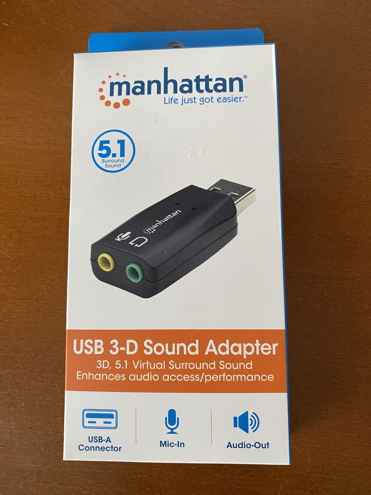 USB 3-D Sound Adapter