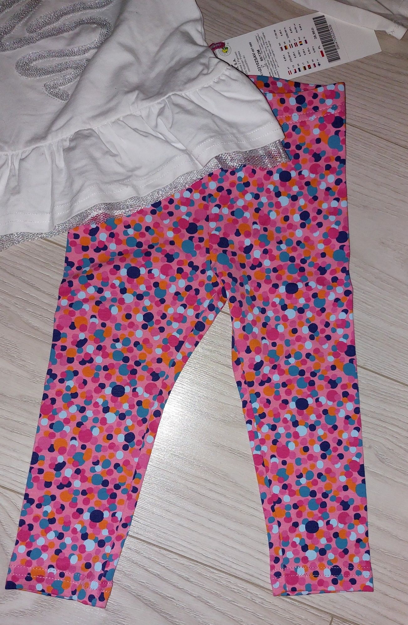 Komplet Coccodrillo roz.80 Nowy