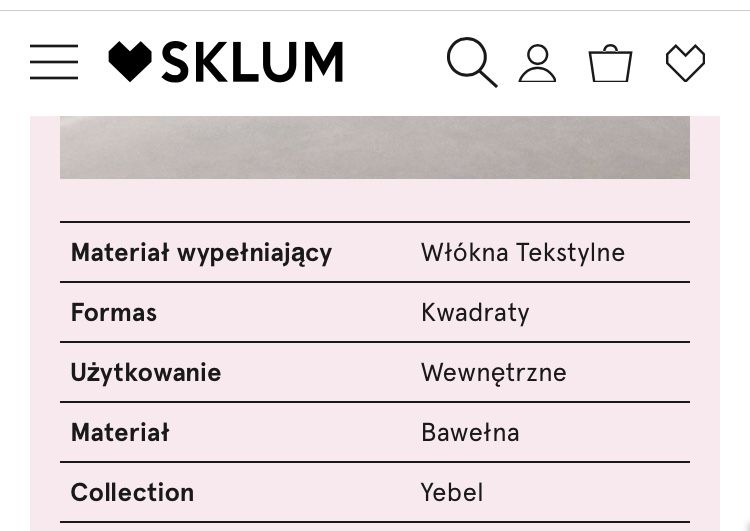 Siedzisko do sofy modulowej Sklum poduchy kanapa