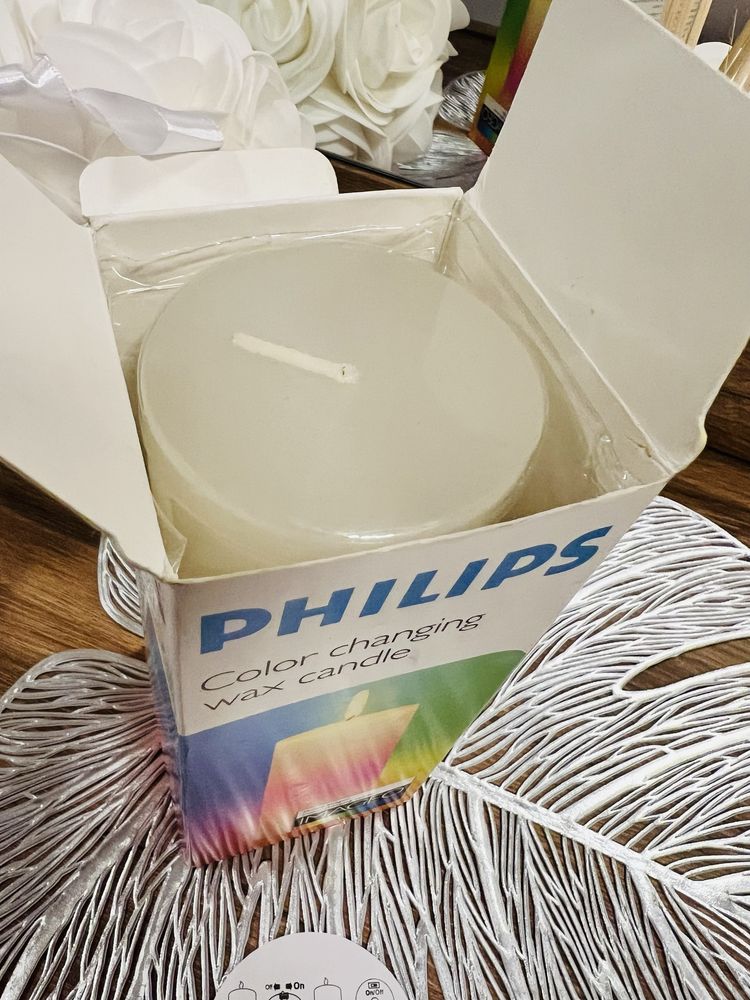 Philips magiczna swieca woskowa zmieniajaca kolor *Bateria w komplecie