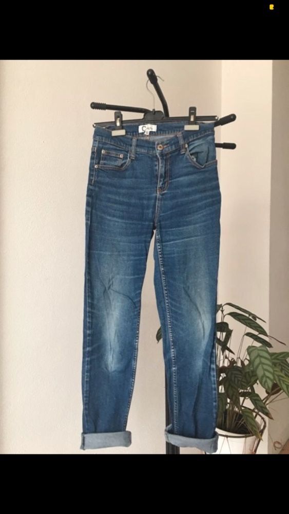 Jeansy Cubus 38 M Grubszy jeans Denim boyfriend classic jeans