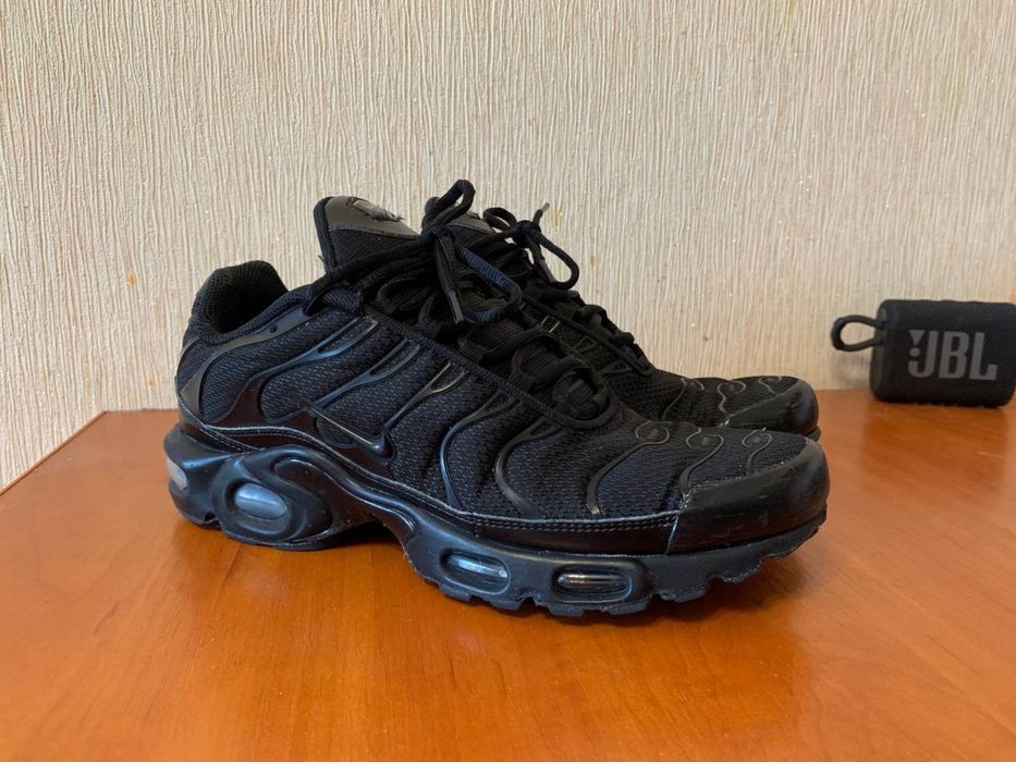 Кросівки Nike air max tn plus triple black оригінал nike tn plus
