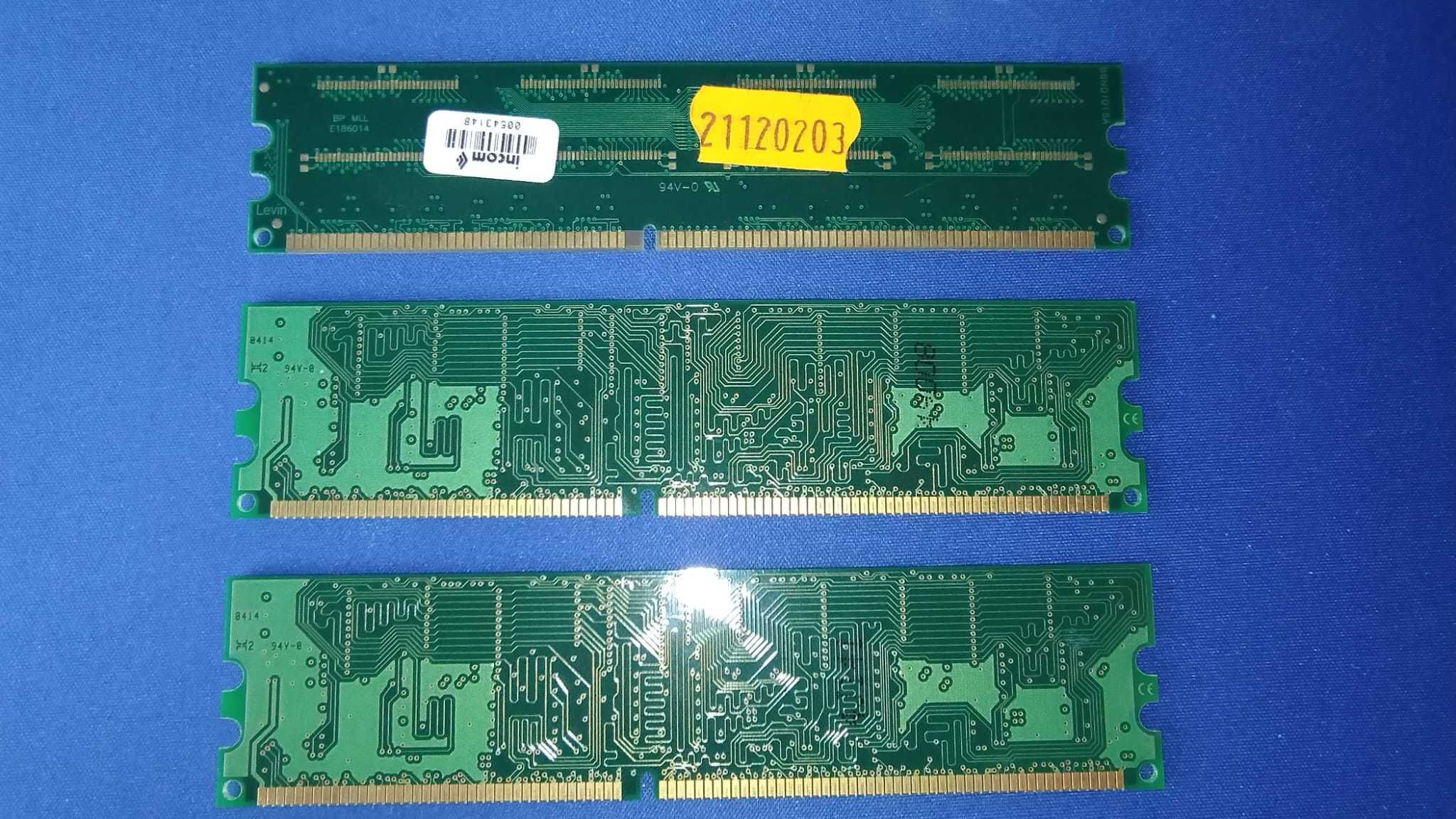 Pamięć RAM DDR 3x128MB (384MB)