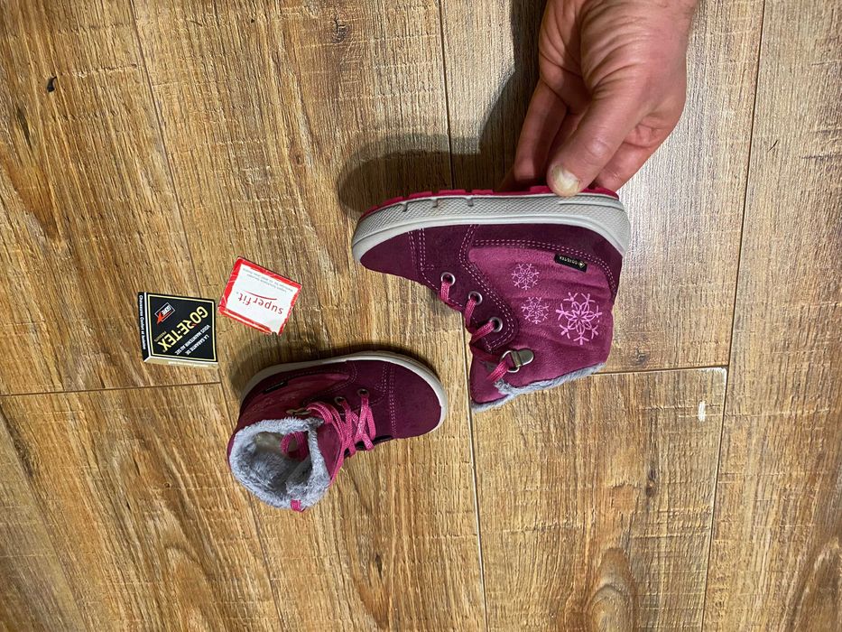 Superfit GoreTex ботинки зимние термо сапожки черевики на девочку р.22