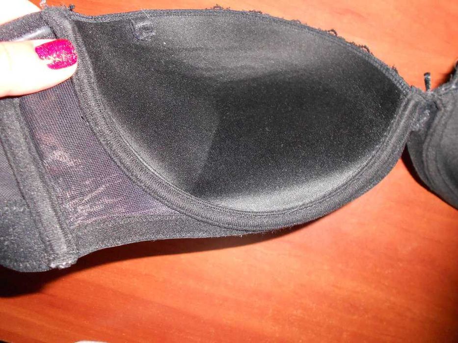 бюстгальтер бюстик чорний пуш-ап 36 (80) DD New Look