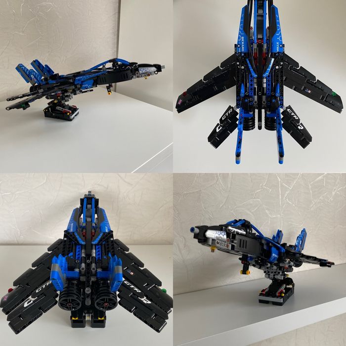 Lego Technic модель винищувача F-14 Tomcat, лего літак, оригінал,